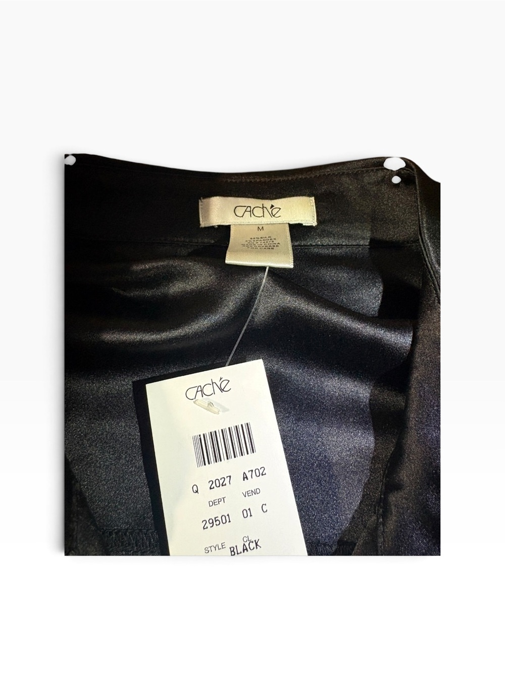 Cache Black Button-Front Utility Blouse - Picture 2 of 3